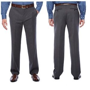 Stafford Travel Wool Blend Flat Front Pants